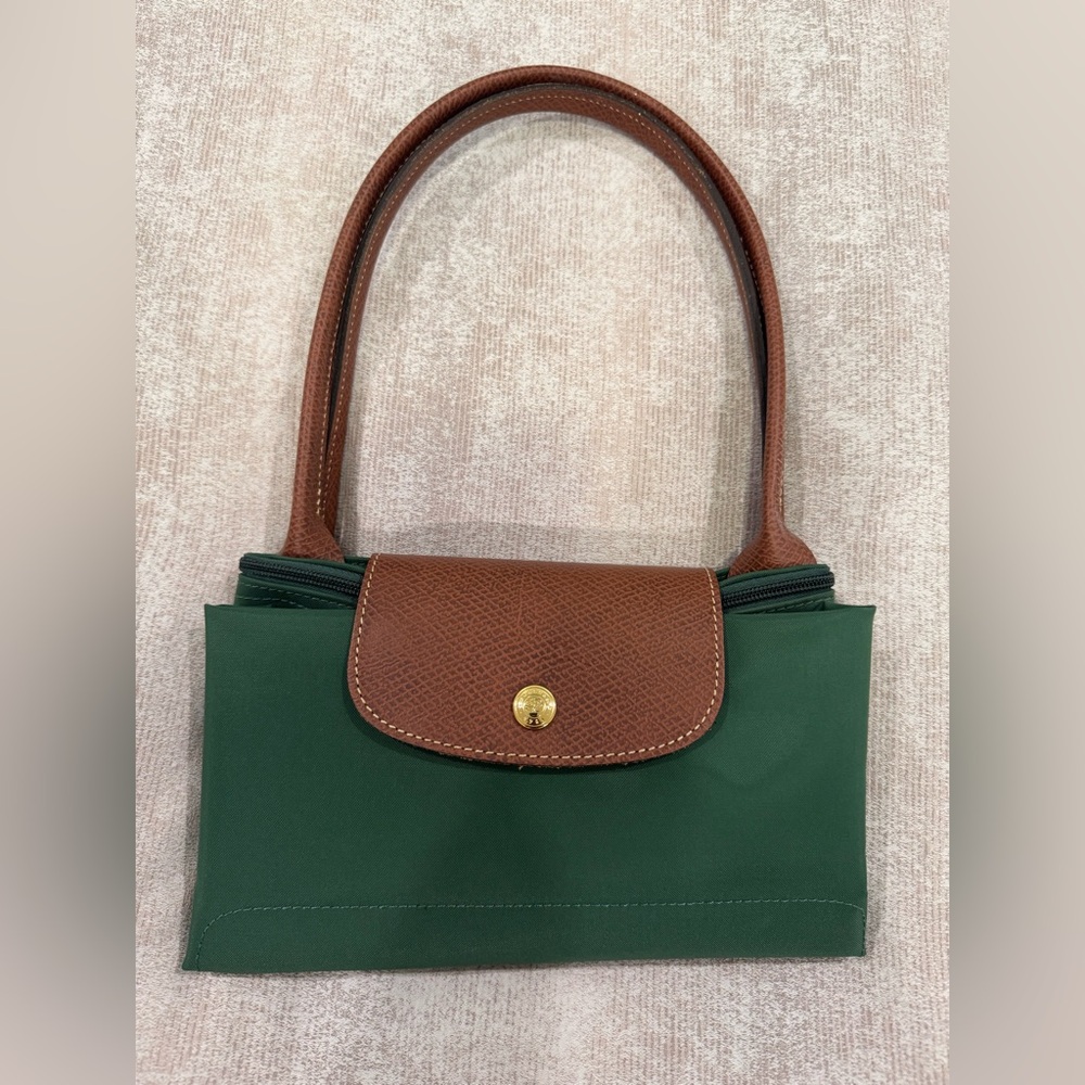 Longchamp Le Pliage Medium Tote - British Green